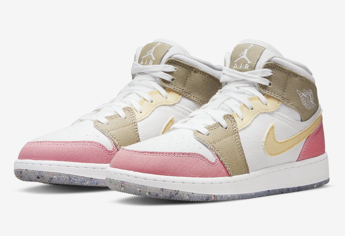 Air Jordan 1 Mid GS "Recycled Easter"