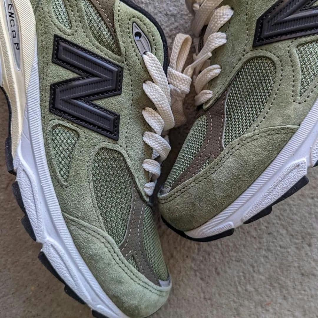 JJJJound x New Balance 990v3 "Made in USA" (Olive)