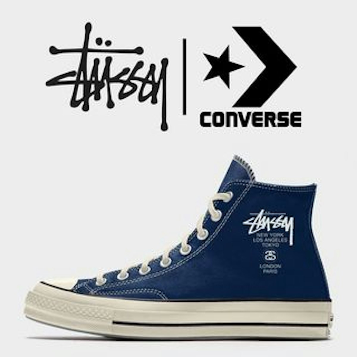 stussy converse high tops