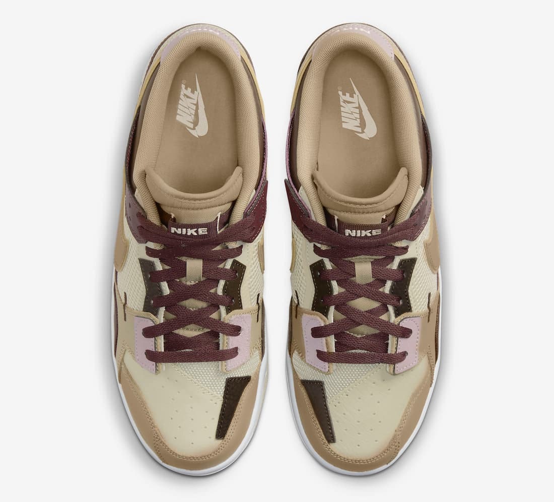 Nike Dunk Scrap "Deep Red / Beige" 