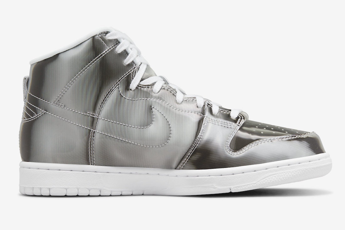 CLOT x Nike Flux Dunk High "Metallic Silver"