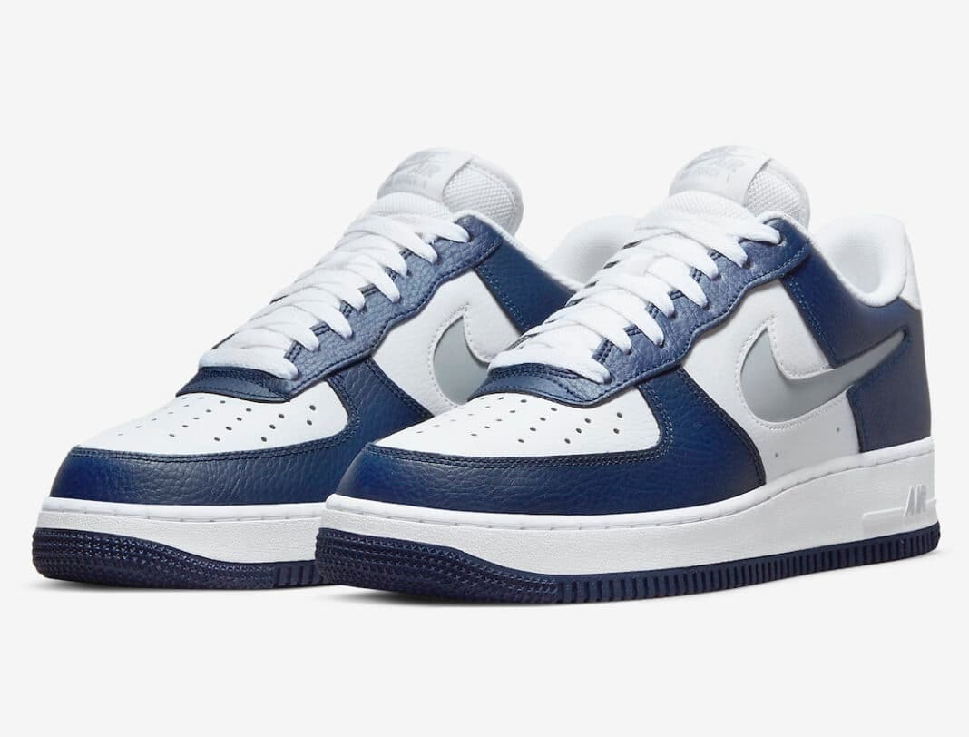 Nike Air Force 1 "White and Navy"