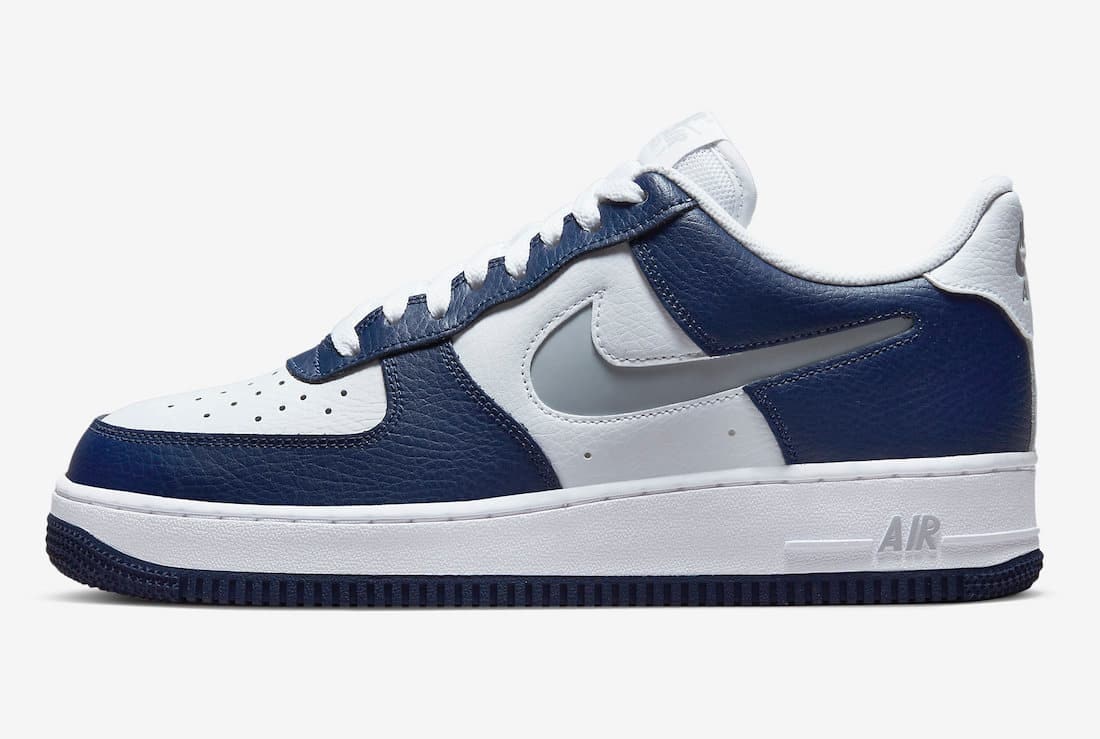 Nike Air Force 1 "White and Navy"