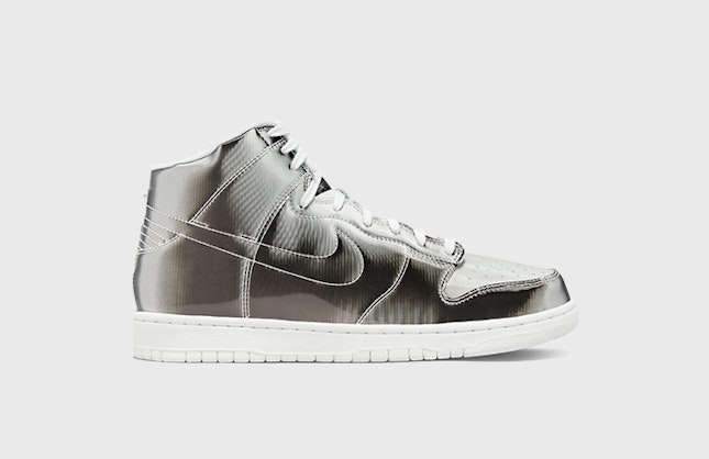 CLOT x Nike Flux Dunk High "Metallic Silver"