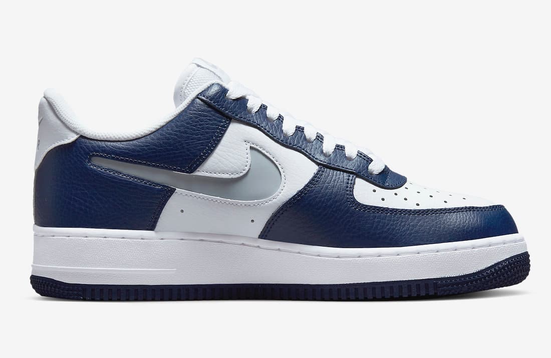 Nike Air Force 1 "White and Navy"