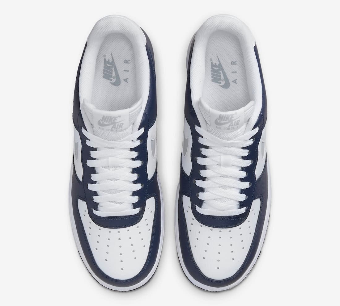 Nike Air Force 1 "White and Navy"