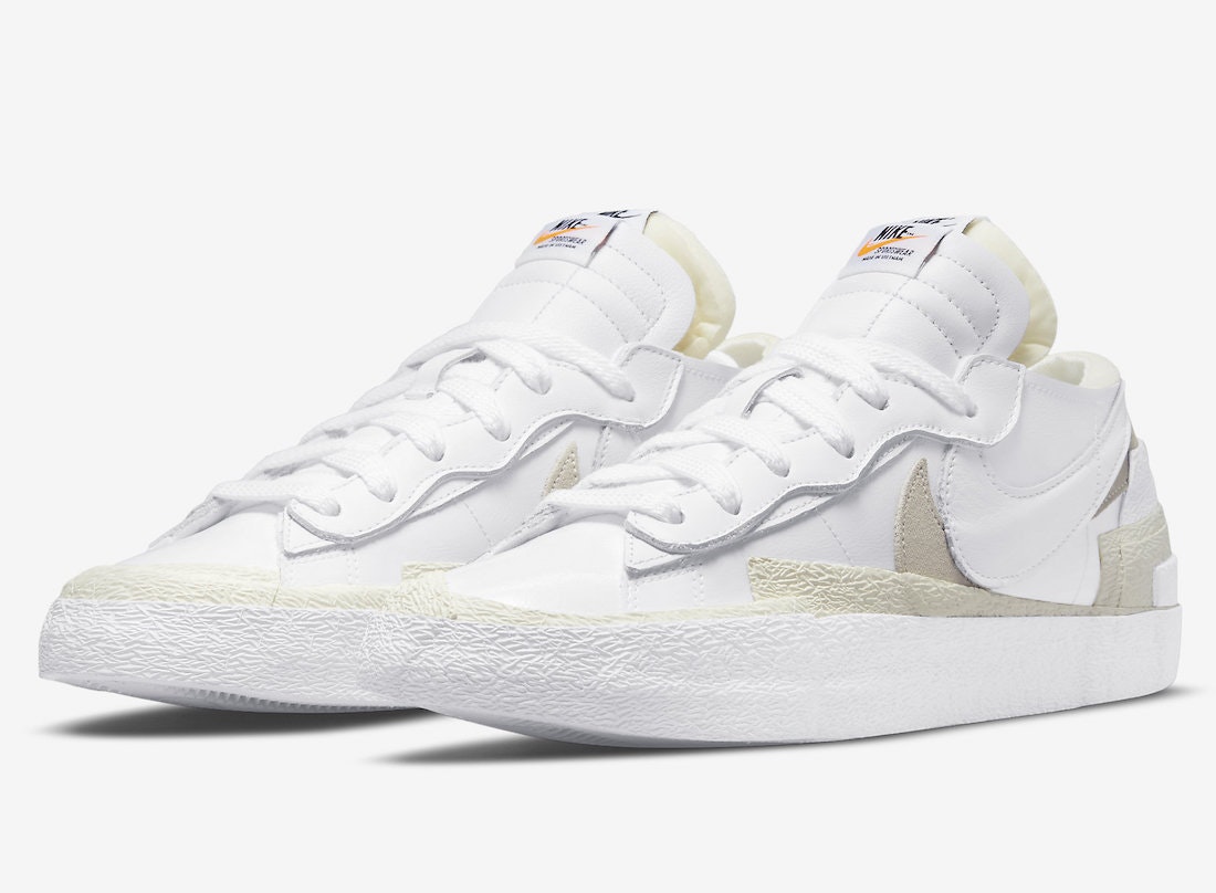 Sacai x Nike Blazer Low "White Patent"