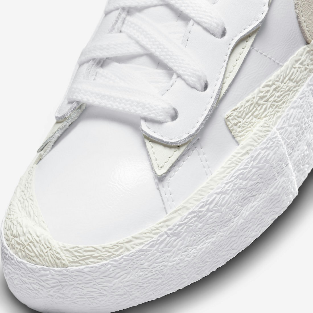 Sacai x Nike Blazer Low "White Patent"