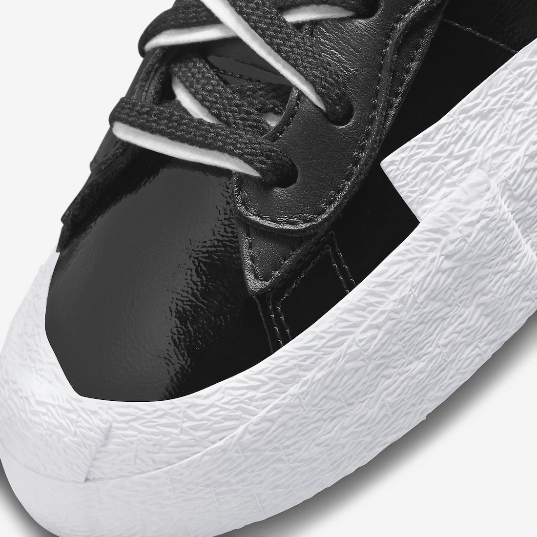 Sacai x Nike Blazer Low "Black Patent"