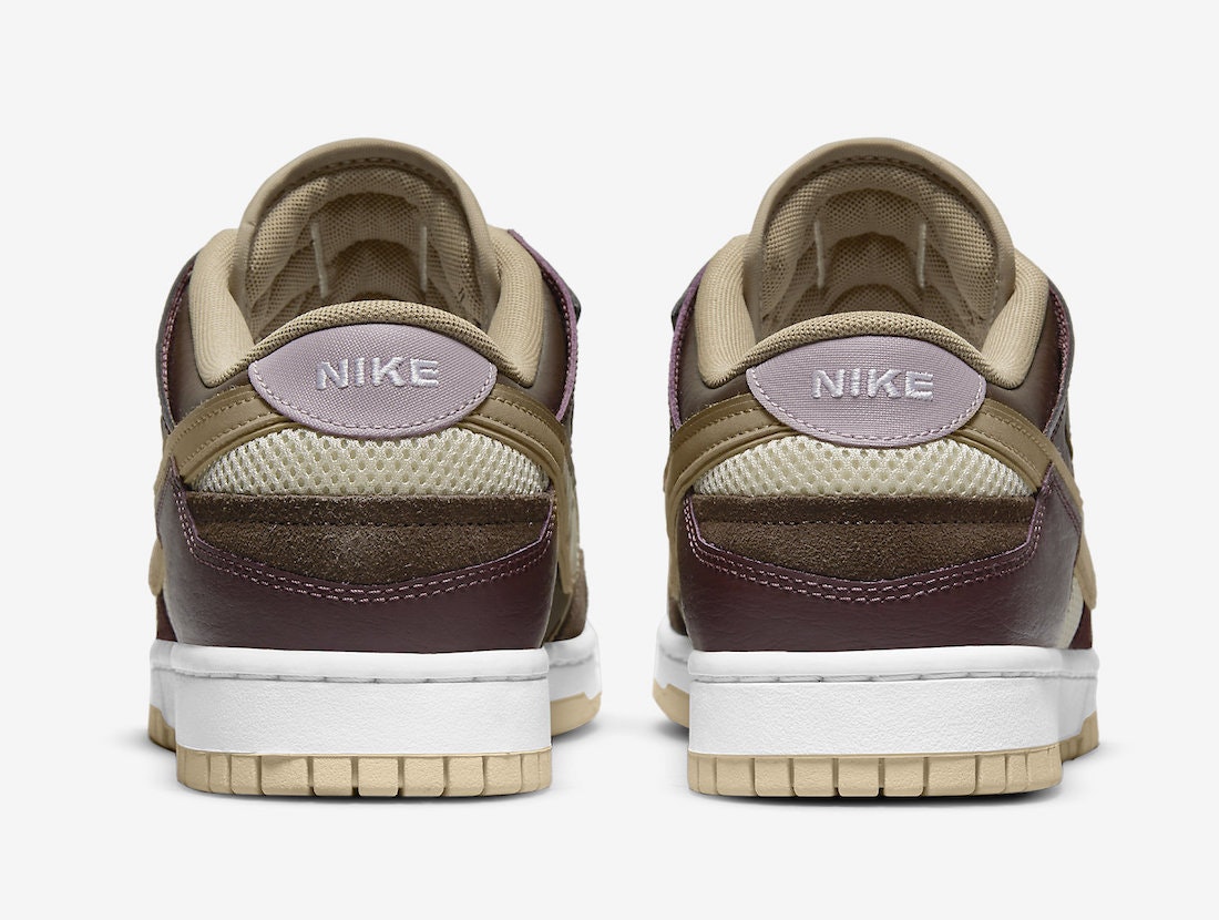 Nike Dunk Low Scrap "Hemp Burgundy"