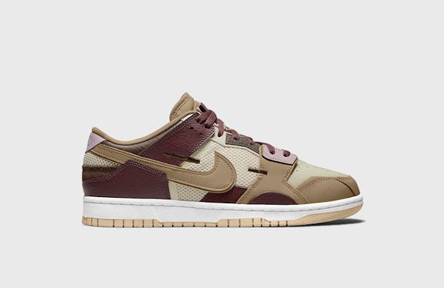Nike Dunk Low Scrap "Hemp Burgundy"