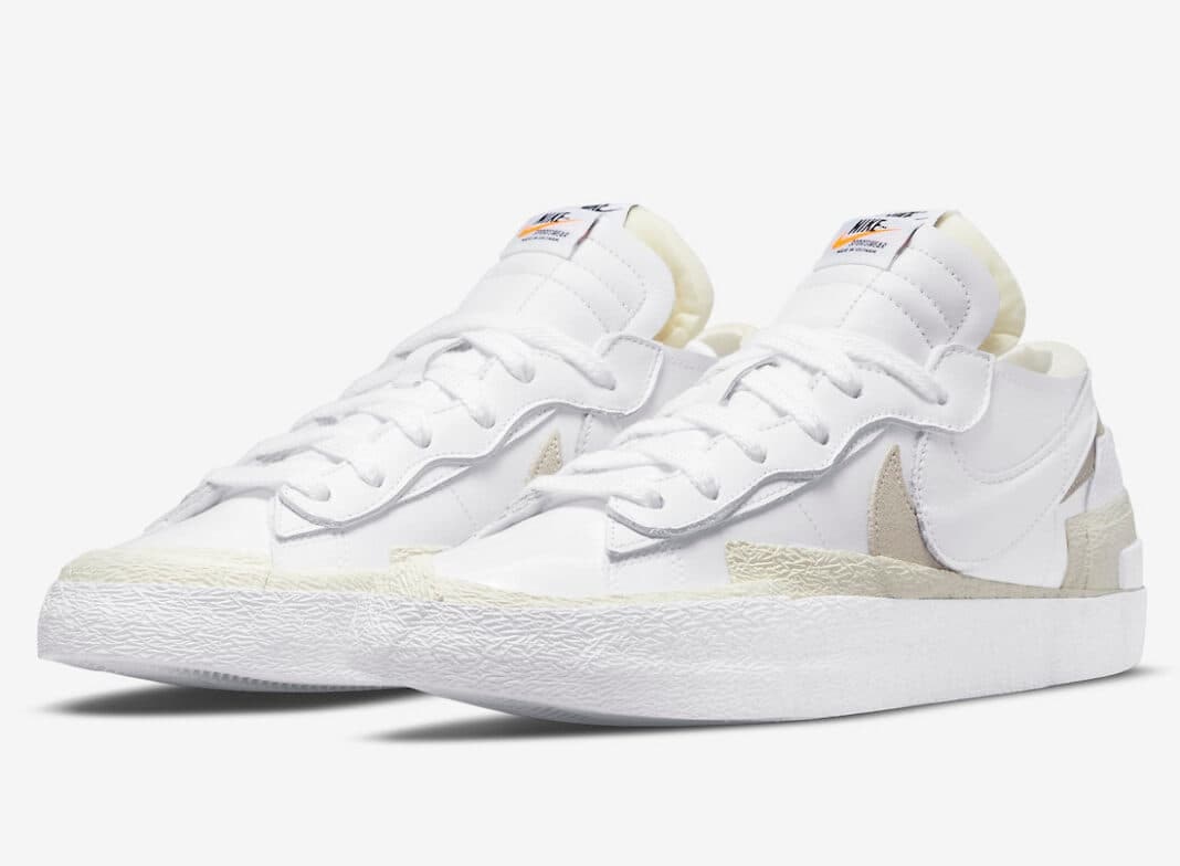 Sacai x Nike Blazer Low “White Patent”