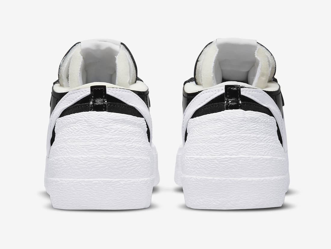 Sacai x Nike Blazer Low "Patent Black" 