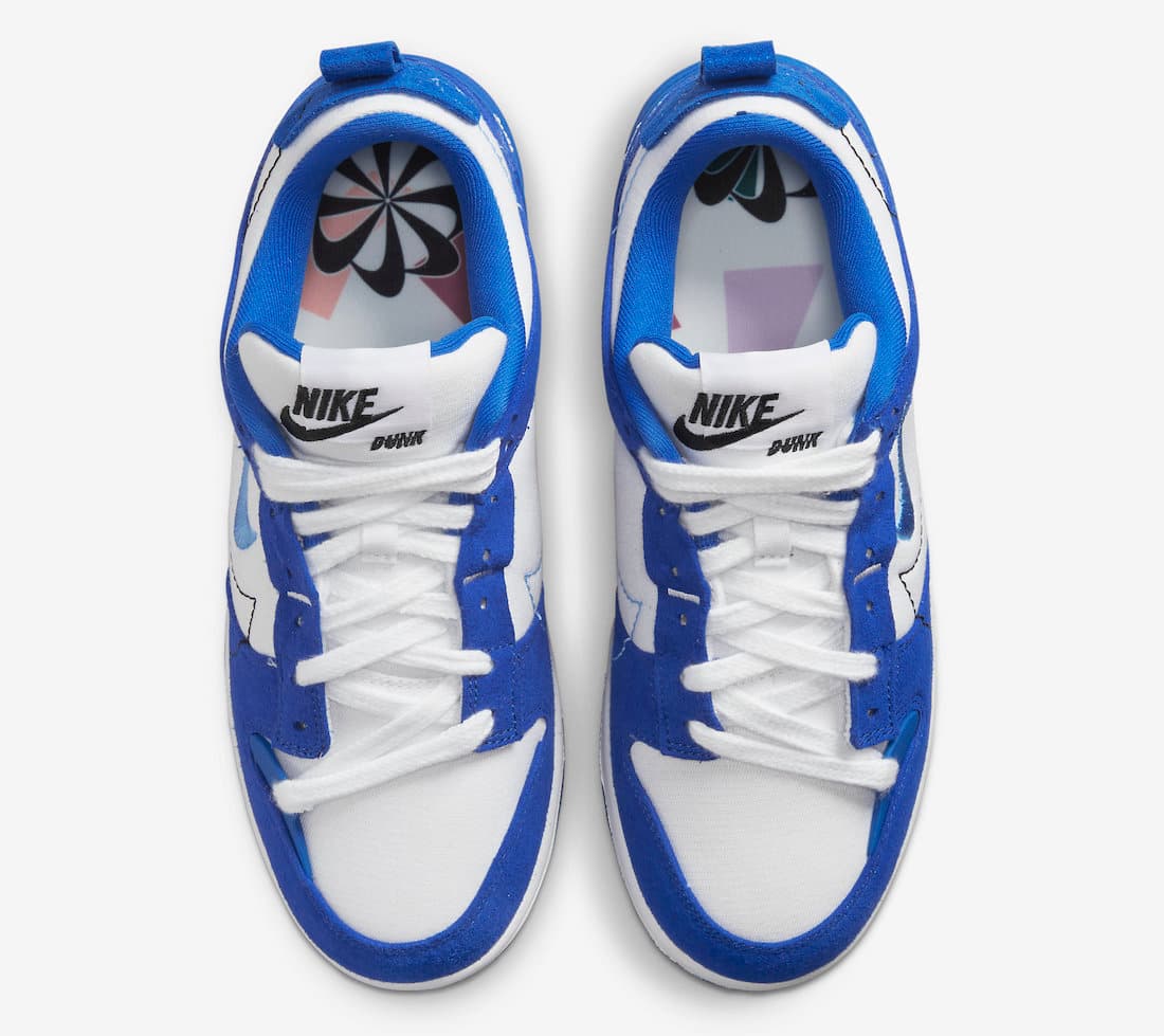 nike blue white