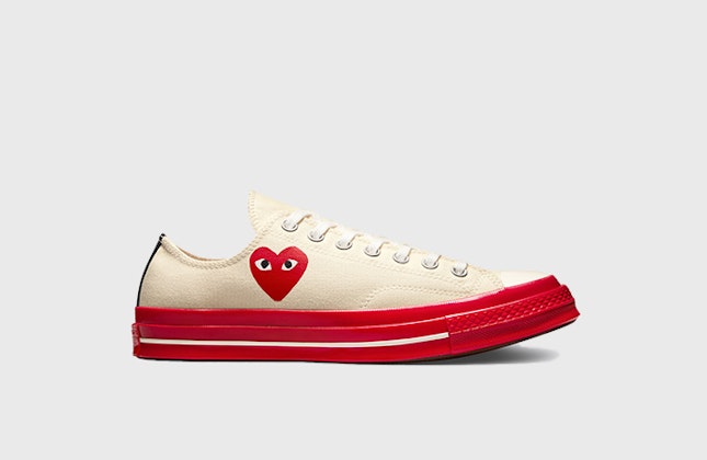 Comme des Garçons x Converse Chuck 70 Low "Sail Red" Comme des Garçons x Converse Chuck 70 Low "Sail Red"