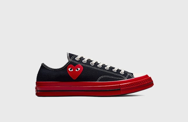 Comme des Garçons x Converse Chuck 70 Low "Black Red"