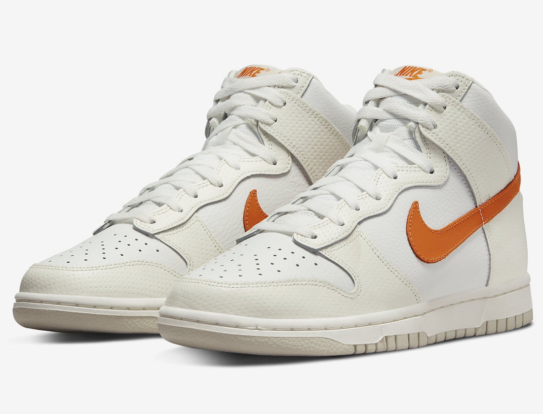 Nike Dunk High "Orange Swoosh"