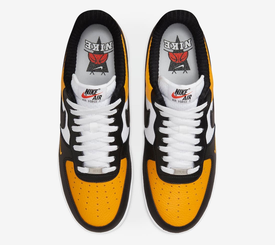 Nike Air Force 1 "Black University Gold"