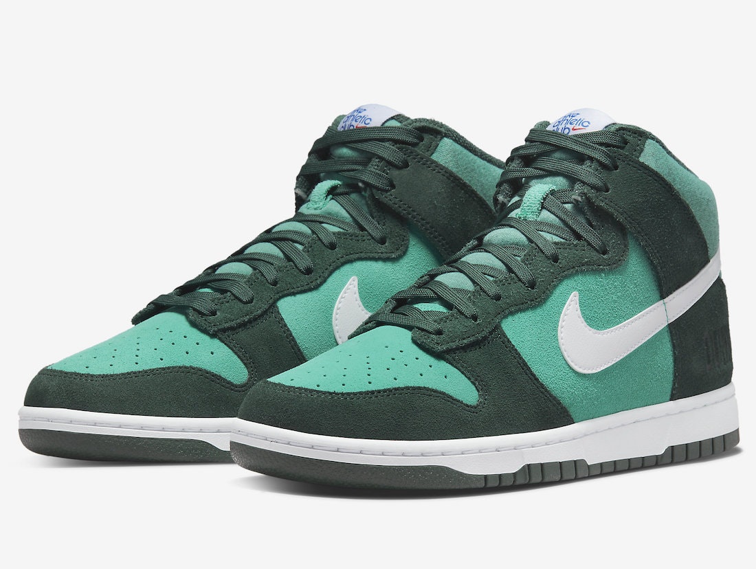 Nike Dunk High “Athletic Club” (Washed Teal)