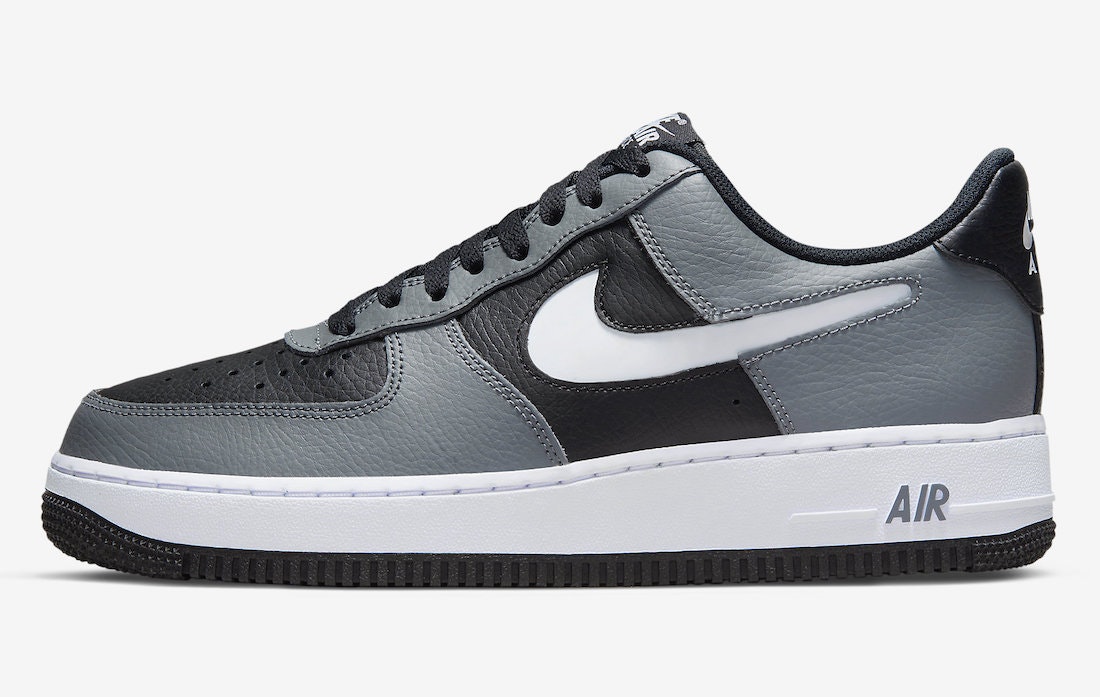 Nike Air Force 1 Low "Cut Out Swoosh" (Smoke Grey)