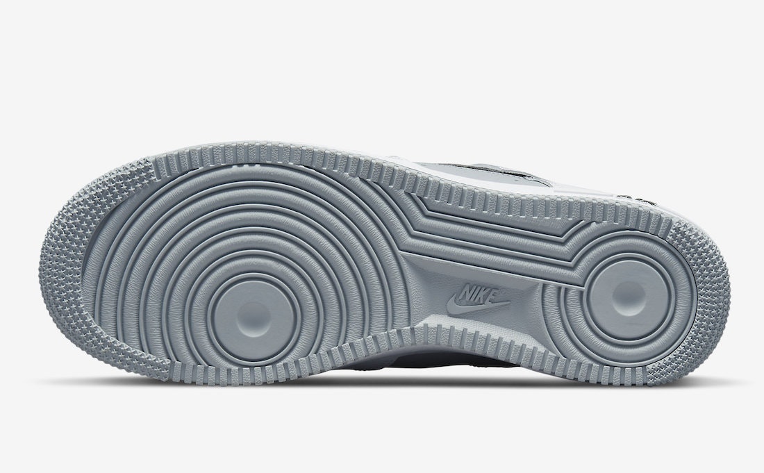 Nike Air Force 1 Low "Cut Out Swoosh" (White Grey)