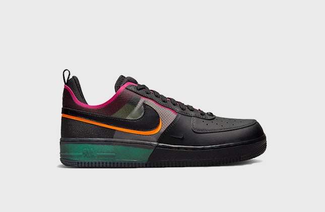Nike Air Force 1 Low React “Black Neon”