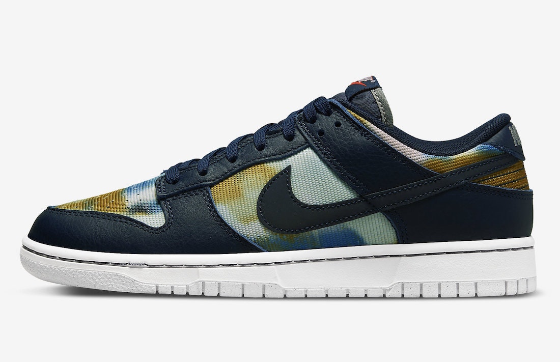 Nike Dunk Low "Graffiti" (Navy)