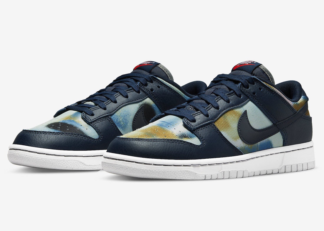 Nike Dunk Low "Graffiti" (Navy)