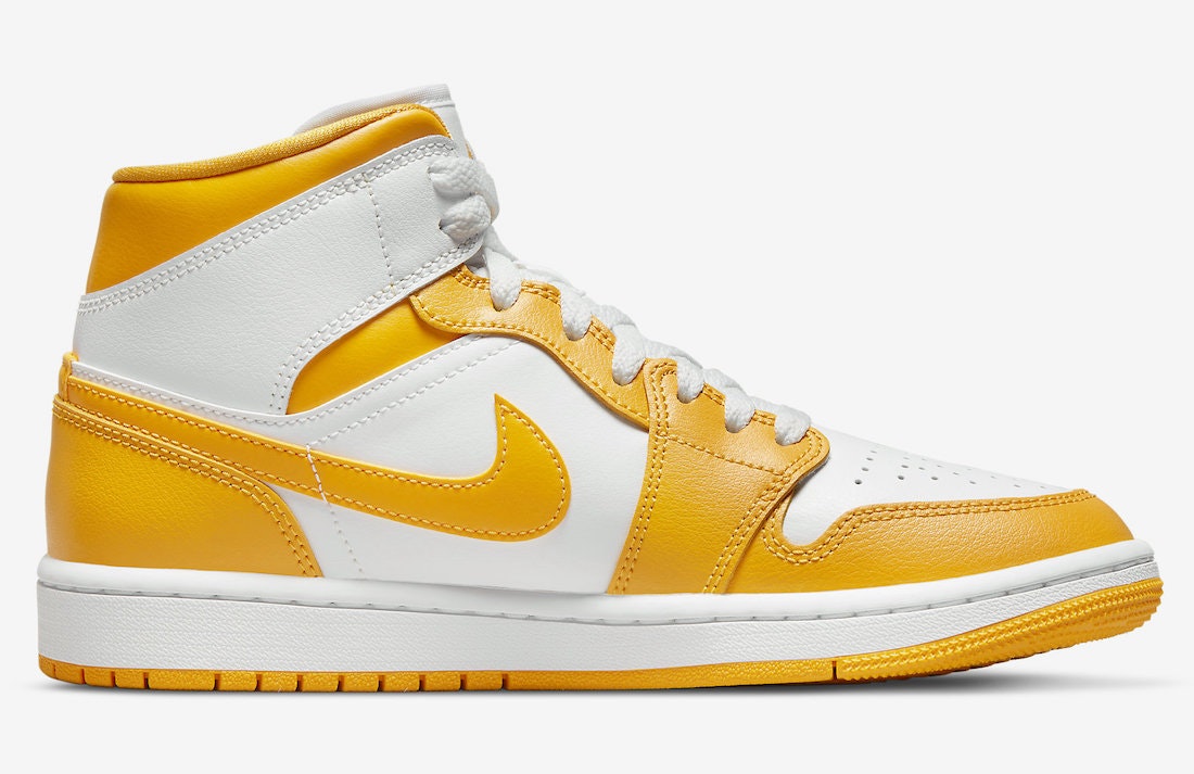 Air Jordan 1 Mid "White/Yellow"