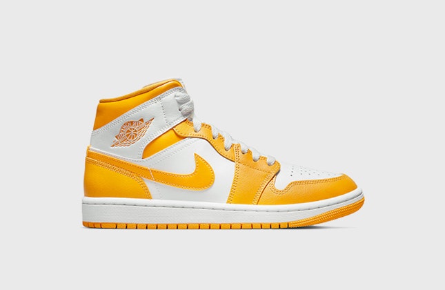 Air Jordan 1 Mid "White/Yellow"