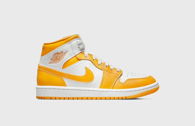 Air Jordan 1 Mid "White/Yellow"