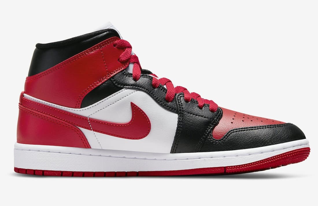 Air Jordan 1 Mid "Bred Toe" 2.0