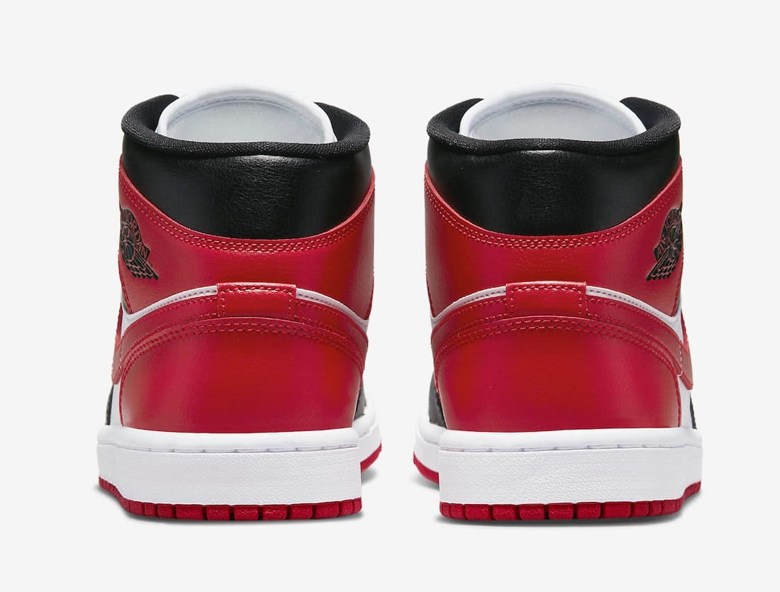 Air Jordan 1 Mid "Bred Toe" 2.0