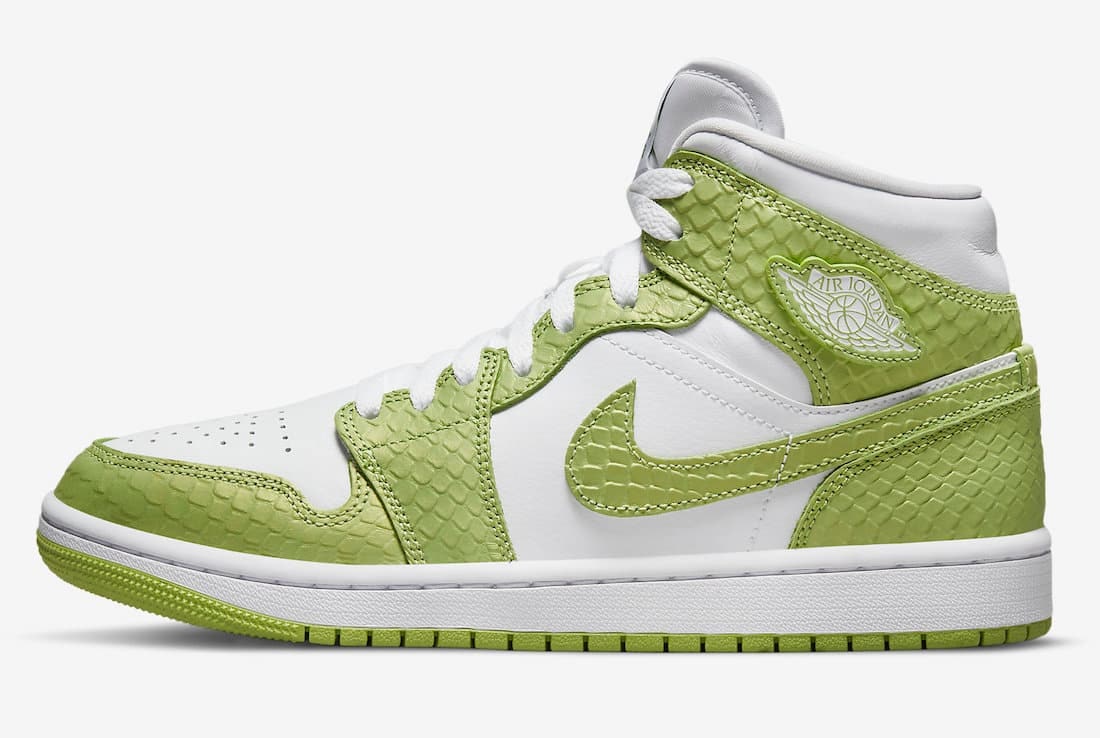 Air Jordan 1 Mid "Green Python" 