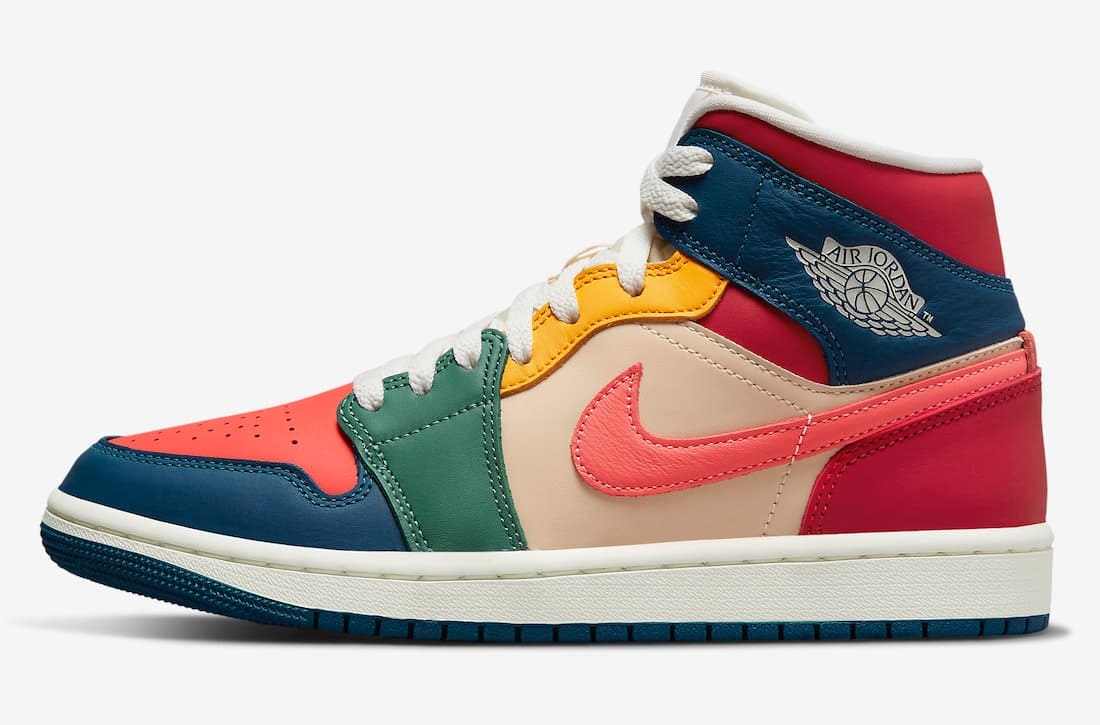 New Air Jordan 1 Mid “Multi-Color” 