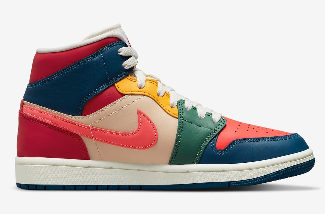 New Air Jordan 1 Mid “Multi-Color” 