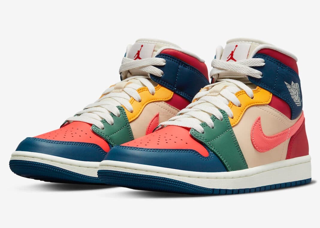 Nike jordan 1 mid colorate Clearance