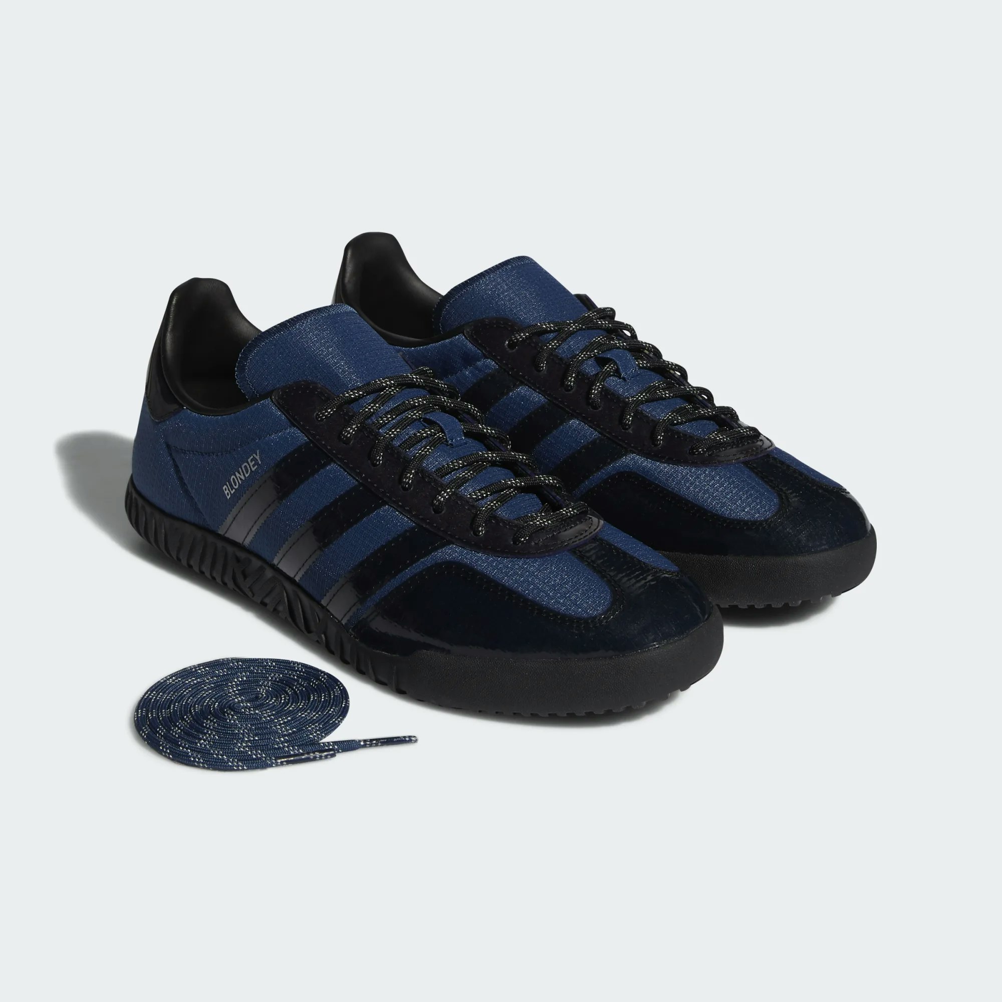 Blondey x adidas A.B. Gazelle Indoor "Mineral Blue"