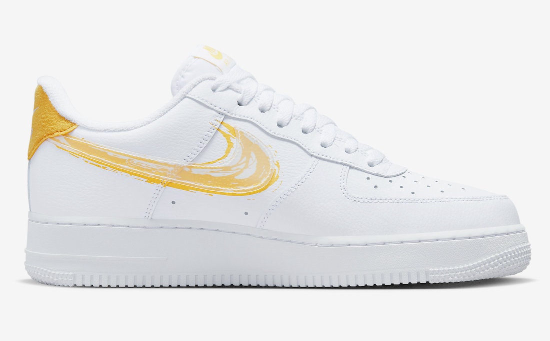 Nike Air Force 1 Low “Brushstroke Swoosh” (Yellow)