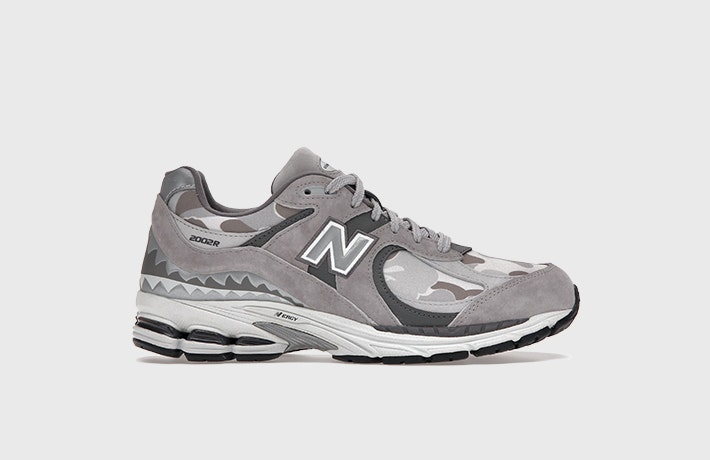 BAPE x New Balance 2002R "Grey Camo"