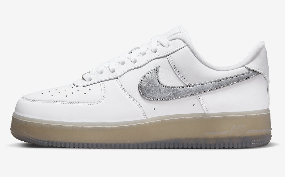 Nike Air Force 1 Low PRM "White Metallic"