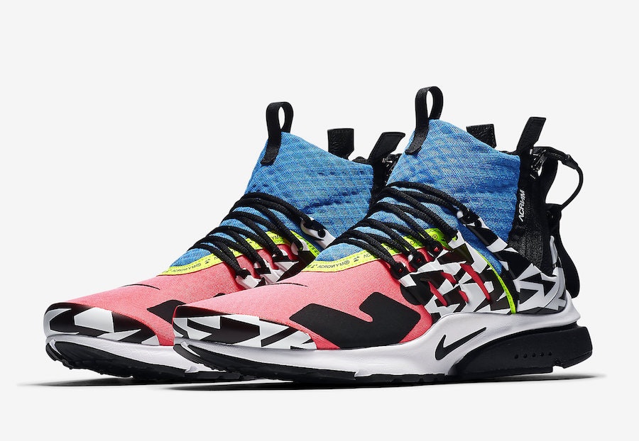 Acronym x Nike Air Presto Mid “Laser Pink”