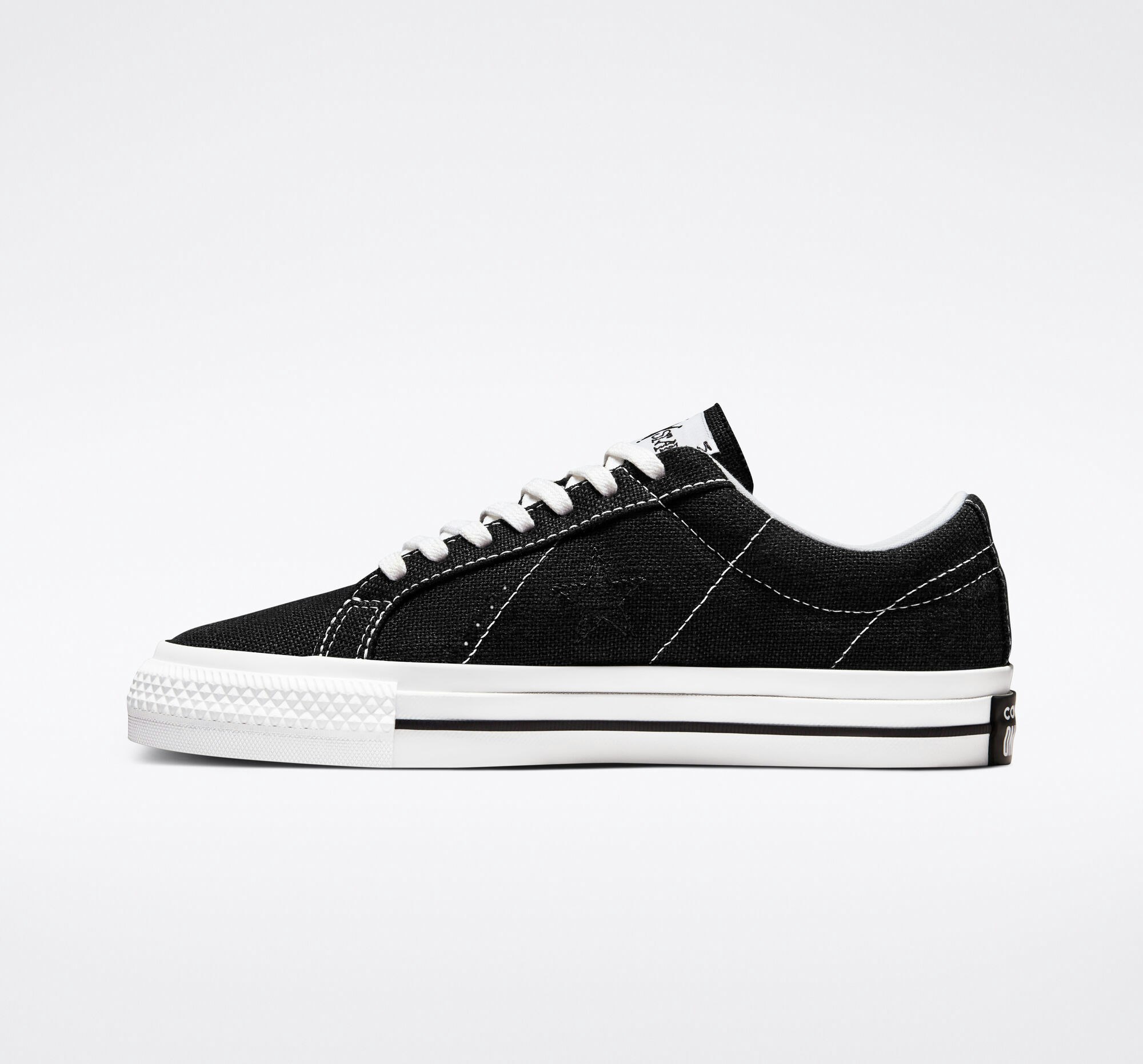 Stüssy x Converse One Star "Black Cord"