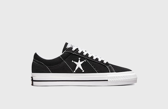 Stüssy x Converse One Star "Black Cord"