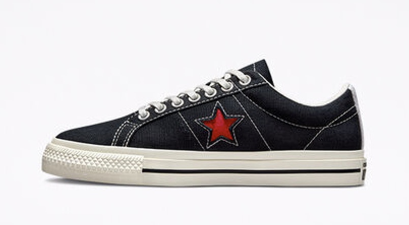 Comme des Garçons x Converse One Star "Play" (Black)