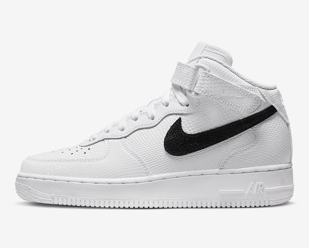 Nike Air Force 1 Mid "White Snakeskin"