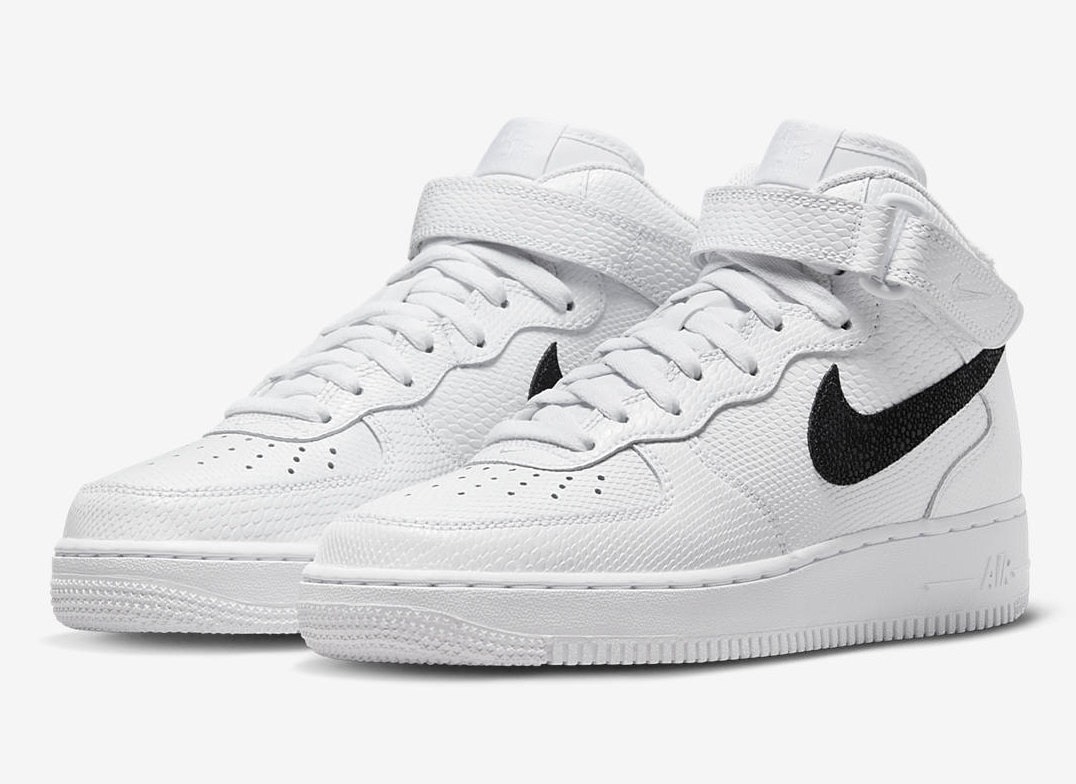 Nike Air Force 1 Mid "White Snakeskin"