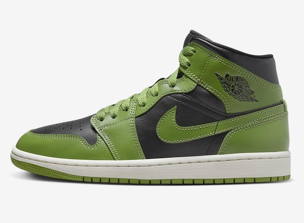 Air Jordan 1 Mid "Green/Black"