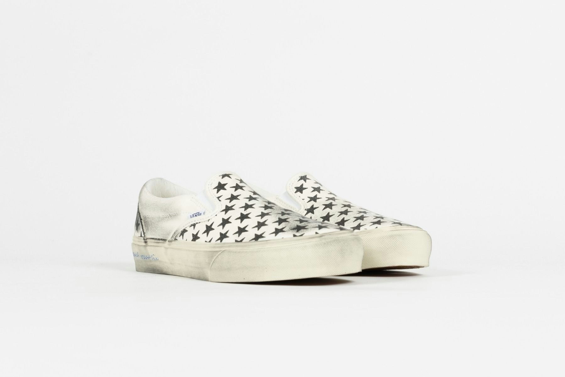 Bianca Chandon x Vans Classic Slip-On VLT "Stressed Black"