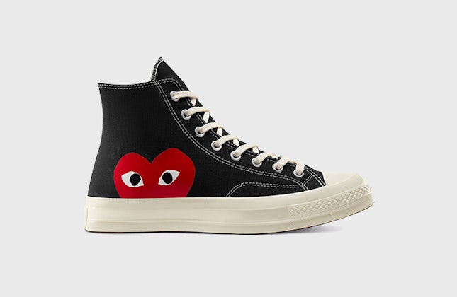 Comme des Garçons x Converse Chuck 70 "Mono Heart" (Black)